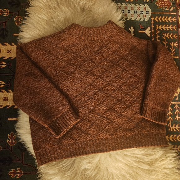 Triangle Tuck Cardigan In Bracken - Picture 8 of 12
